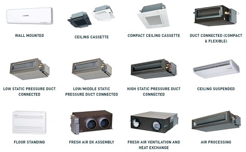 MHI VRF indoor units